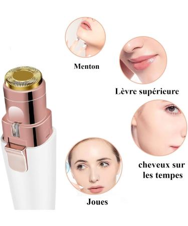 EpilSmooth pilateur Visage Xandora - pilateur Visage Femme Doux Et Pr cision pilation Sans Douleur Lumi re LED (Beige) - Buy Online on GoSupps.com