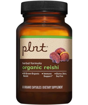 Organic Reishi a" Immune Support a" 1 000 MG (60 Organic Capsules) - Buy Online on GoSupps.com