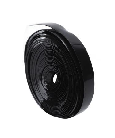 Hair Extension Tape Roll Strong Hold Adhesive Strip Long Lasting Keratin Glue 9mm Width on Roll Black Made with Safe Nanometer Material for Professional Salons with Use At