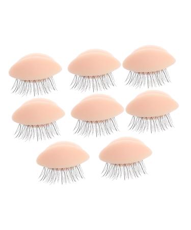 4paires Moule Entra nement Pour Cils Moule Pour Yeux D tachable Silicone Kaki