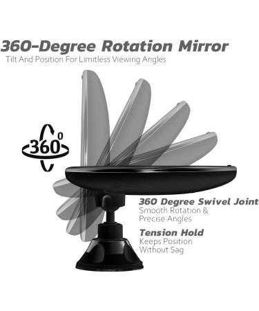 10x Lighted Magnifying Makeup Mirror with Suction Cups - Easy Install, 360 Swivel Joint - Buy Online on GoSupps.com