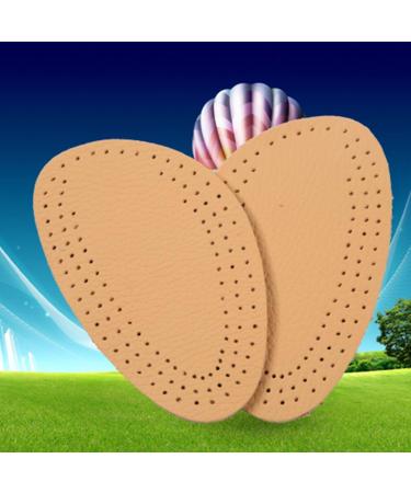 Shop Ipetboom Leather Half Insoles for Women - Yellow Forefoot Inserts for Heels Flats & Boots | Size L - Comfort & Style - Buy Online on GoSupps.com
