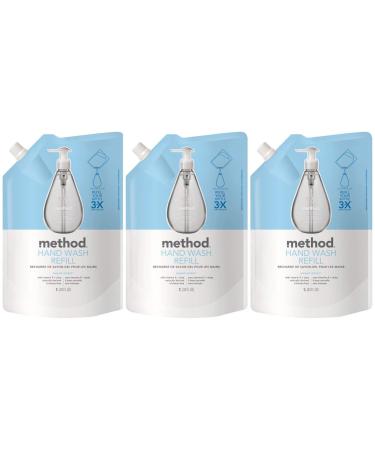 Method Gel Hand Soap Refill Sweet Water 34 Fl Oz (Pack of 3)
