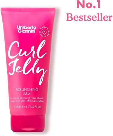 Umberto Giannini Curl Jelly Frizz Free Trio Curl Scrunching Jelly Jelly Wash Shampoo & Jelly Care Conditioner Bundle Vegan CrueltyFree & SulfateFree Set for Curly or Wavy Hair - Buy Online on GoSupps.com