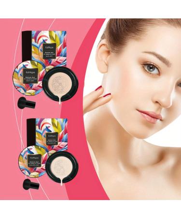 Mushroom Head Air Cushion CC Cream - Waterproof Full Coverage BB Cream for All Skin Types - Long-Lasting Matte Makeup in Ivory White - Buy Online on GoSupps.com