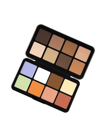 Ynnhik Contour Cream Palette Contour Makeup Palette - Contour Palette 16-Color Face Contour and Highlighter Palette Long-Lasting Makeup Anti-Blemish Anti-Blemish Cream