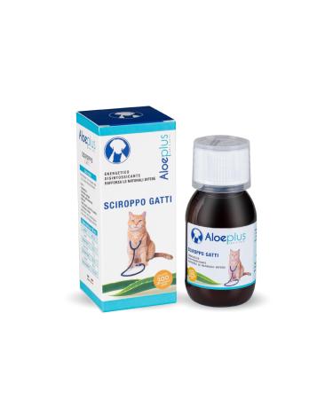 Aloe plus cat syrup 100 ml - aloe arborescens syrup to strengthen the immune system of cats cat dermatitis itching in cats gingivitis and stomatitis gastritis and reflux