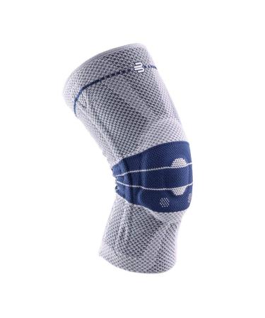 Bauerfeind Kniebandage GenuTrain Unisex with silicone edge to relieve stabilize and activation after injury surgery or in chronic such as gonarthrosis (joint wear) or arthritis Titan size: 1 with silicone edge