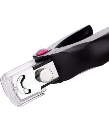 Jeenuuder Nail Clippers Professional Uv Gel False Nails Tips Cutter Fake Nail Clippers Cutter Trimmer Stainless Steel Manicure(Black) - Buy Online on GoSupps.com