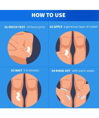 NEOMENTDG Hair Removal Cream for Men - Sensitive Formula for Intimate Areas 3.5 Fl. Oz - Buy Online on GoSupps.com