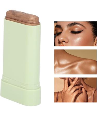 Face Highlighter Stick 2 in 1 Portable Rotatable Contour Highlighter Stick for Daily Life (4#BeachGlow) 1 count (Pack of 1) - Buy Online on GoSupps.com