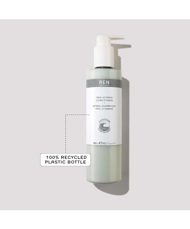 REN Clean Skincare Pro-Vitamin Hair Conditioner | Deeply Hydrating & Silicone-Free | 10.2 Fl Oz - Ideal for Normal Hair - Buy Online on GoSupps.com