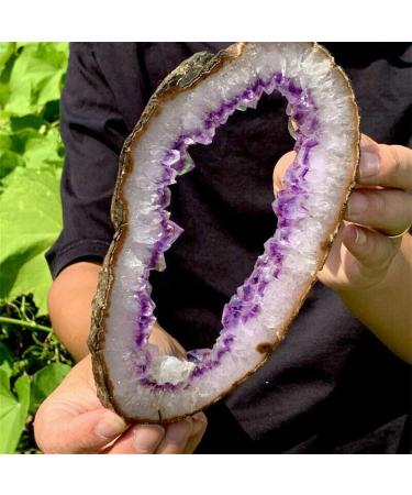 Natural Crystal Rough Amethyst Stone 275G Natural Amethyst geode Quartz Cluster - Buy Online on GoSupps.com