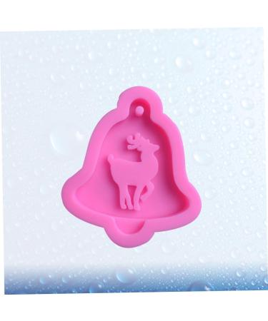 VILLCASE 3D Candle Mold 3D Silicone Mold Christmas Cake Pans Bell Silicone Mold DIY Christmas Craft Silicone Candle Mold Chocolate Silicone Molds Deer Fondant Mold Soap Lip Gloss Violet 11.00X9.00X1.50CM - Buy Online on GoSupps.com