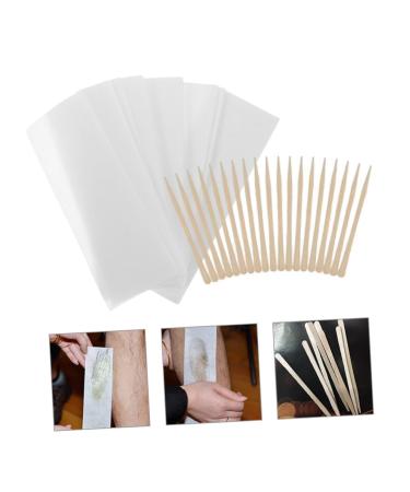 Buy Angoily Wax Strips Set for Effective Hair Removal | Depilatory Wax Towels & Wooden Sticks | International Shipping Available - Buy Online on GoSupps.com