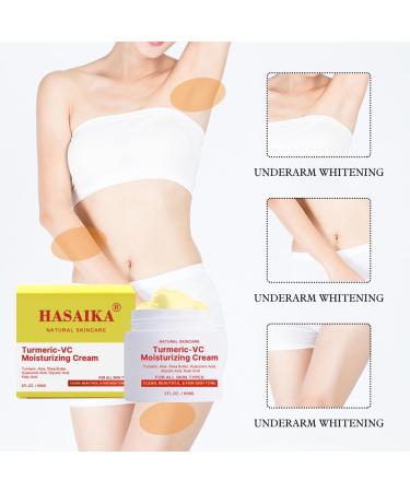 HASAIKA Turmeric Face Cream Turmeric Lightening Cream Dark Spot Correcting Cream Dark Spot Eliminator Evens Out Skin Tone Reduces Dry and Oily Skin Radiant Skin - Buy Online on GoSupps.com