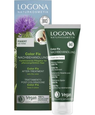 Logona Naturkosmetik Color Fix After treatment for plant hair colors fixes the color hair treatment vegan 2-serial pack (2 x 100 ml) cream 100 ml (2-pack)