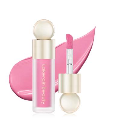MEICOLY Matte Dewy Liquid Blush,Super Natural Cream Blush Stick for Cheeks,Silky Smooth Soft Pinch Long-Lasting Waterproof and Sweat proof Blush Makeup,Cruelty-Free,02,Happy,Rose liquid blush, 02,Happy,Rose