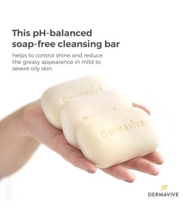 Oily Skin Cleansing Bar - Acne Treatment Soap-Free Bar with Colloidal Oatmeal | Natural & Effective for Oily Prone Skin | 120g - Buy Online on GoSupps.com
