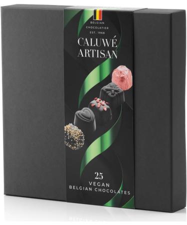 Vegan luxury Belgian pralines classic assortment 25 pieces 350 g. Superior artisanal quality from Belgium. Franck and Olivier. - Buy Online on GoSupps.com