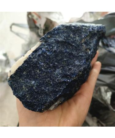 Crystal Hole 900-1000g Natural Rough Afghanistan Lapis Lazuli Crystal Raw Natural Gemstone Stone Collection Decoration Stones Crystal Hole - Buy Online on GoSupps.com