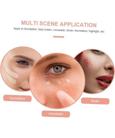 Beaupretty eyeliner brush retractable lip travel brush tool lipstick applicator lip gloss concealer brush wand mascara tool lip gloss make up Miss Metal face brush - Buy Online on GoSupps.com