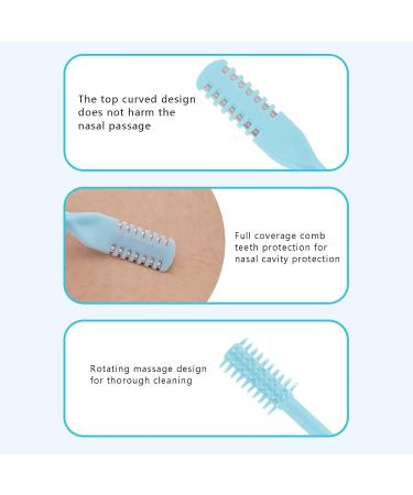 Upgraded Nostril Hair Remover Tool Portable Nasal Hair Cutter 360 Degree Rotating Double Head Nose Hair Trimmer Manual Nose Hair Trimmer for Women Men 3pcs-green - Buy Online on GoSupps.com