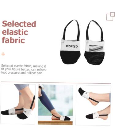 Shop Healeved Yoga Socks - Metatarsal Forefoot Pads for Men & Women | Sweat Absorption Toe Socks for Barre & Ballet - 24.2% Nylon 17x7.5cm - Buy Online on GoSupps.com