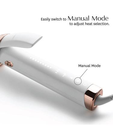 T3 Curl ID 1.25 Digital Ceramic Curling Iron - Smart Touch Interface, HeatID Technology - White - Buy Online on GoSupps.com