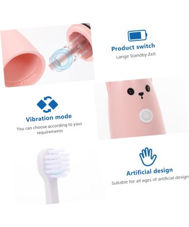 BUIFULSIC 1STK Kids Electric Toothbrush - Waterproof Travel Whitening Brush for Children - Fun Caricature Design for Effective Oral Care - Buy Online on GoSupps.com