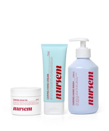 Nursem HAND CARE SET | Fast-absorbing healing hand cream set for extra dry hands (perfumed)