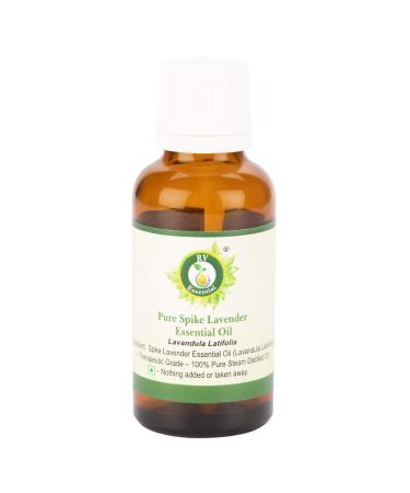 Huile essentielle Spike lavande | Lavandula Latifolia | Pour peinture | 100% pur | Distill vapeur | Spike Lavender Essential Oil | 10ml | 0.338oz By R V Essential 10 ml (Pack of 1)