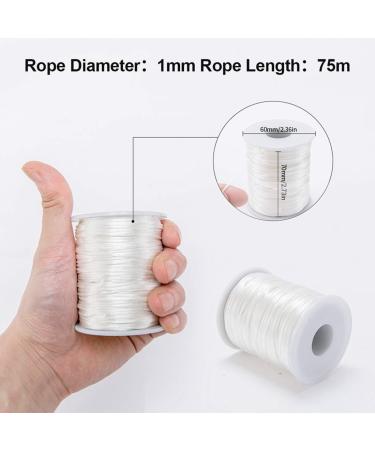 Buy Gray Satin Rattail Silk Nylon Cord for Baby Teething Necklaces - 75m Silicone Teething Toy | International Shipping Available - Buy Online on GoSupps.com
