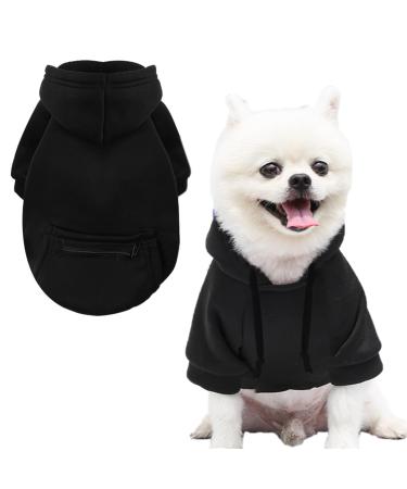 JECIKELON WINTER DOC HODIE SWEATHIRTS WATE WARE DOGE DOUCH FOR SMALLY CHIEHUAHUA COSTEL COUSE CAPE CAP CASTING (XS Y02-Schwarz) X-Small Y02-black - Buy Online on GoSupps.com
