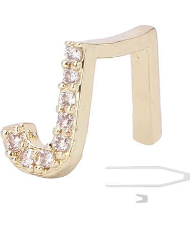 Hip Hop Tooth Removable Teeth Brace Decoration for Costume Party with Unique Appearance (Gold) J Gold - Buy Online on GoSupps.com