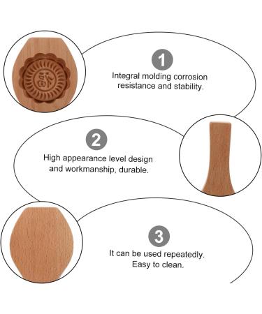 2pcs Supplies Mooncake Molds Pie Color Autumn Making Handmade Pastry for Pattern Bakery DIY Home Chinese Kitchen Chocolate Cooking Shape Lovely Bean Moon-Cake Pumpkin (Color : Wood Color Size : 22X 22X10.5CM Wood Color - Buy Online on GoSupps.com