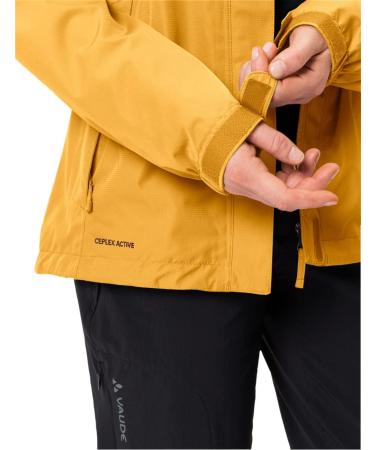 Buy Vaude Women's Escape Light Jacket - Waterproof Breathable Windbreaker Climate-Friendly Hiking Jacket in 40 Burnn Yellow - International Shipping Available - Buy Online on GoSupps.com