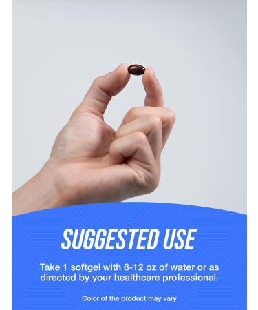 BulkSupplements.com Vitamin B12 Softgels - Vitamin B12 Supplement as Cyanocobalamin - Gluten Free 1 Softgel per Serving (1000mcg) 60 Count (Pack of 1) - Buy Online on GoSupps.com