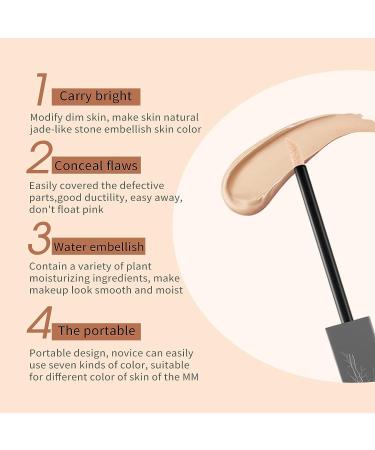 Flash Moment Silky Liquid Concealer - Full Coverage for Dark Circles & Acne - Hydrating Highlighter - 0.2 Fl Oz - Buy Online on GoSupps.com
