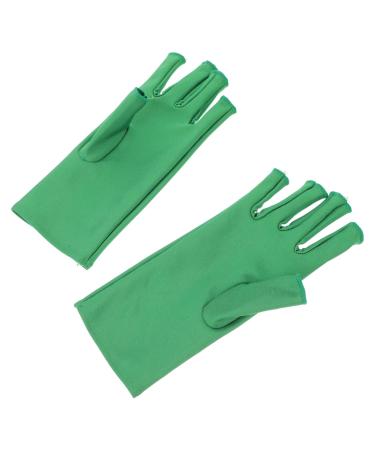 SOESFOUFU 1 Pair Nail Gloves Nail Polish Elastic Spandex Care