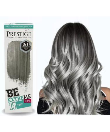 Rosa Impex Semi-permanent hair dye balm 25 Graphite BeEXTREME 100% No Ammonia No Parabens No PPD Balzam ottenochny besulfatny dlya volos 25 grafite