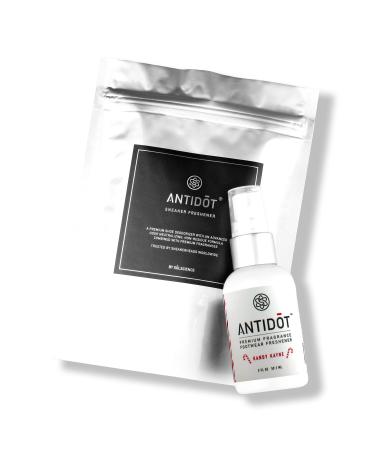 Shoe Deodorizer for Sneakerheads by ANTIDOT - Advanced Shoe Freshener Spray Collection | Shoe Odor Neutralizing Formula (Kandy Kayne) Single New: Kandy Kayne