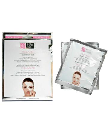 Buy COLLAGEN Spa Treatment Mask - 2 Facial Treatments | Anti-Aging Face Mask for Radiant Skin - Free International Shipping - Buy Online on GoSupps.com