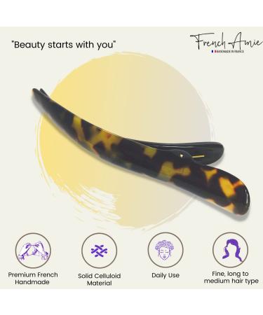 French Amie Brill Beak Tokyo 4.5 Large Celluloid Acetate Hair Claw Clip for Girls and Women - Buy Online on GoSupps.com