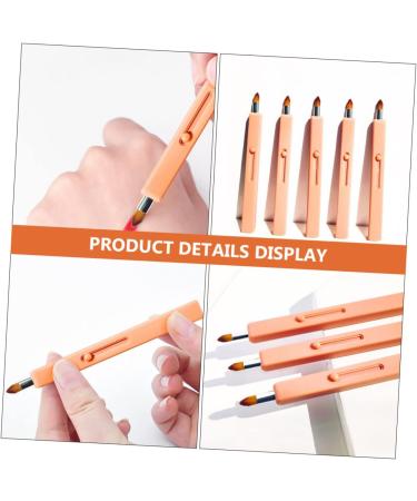 Healeved 1pc Retractable Lip Brush Makeup Accessory Makeup Tool Lip Makeup Brush Makeup Beauty Tool Makeup Lip Brush Portable Lipstick Applicator Makeup Supply Lip Gloss Applicator - Buy Online on GoSupps.com