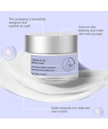 Furtryvl 50g Tighten and Lift Neck Cream Neck Firming Cream Neck Moisturizer Cream Decolletage Neck Cream For Sagging And Tighten For Tightening & Lift Skin Loose & Sagging Skin On Neck - Buy Online on GoSupps.com