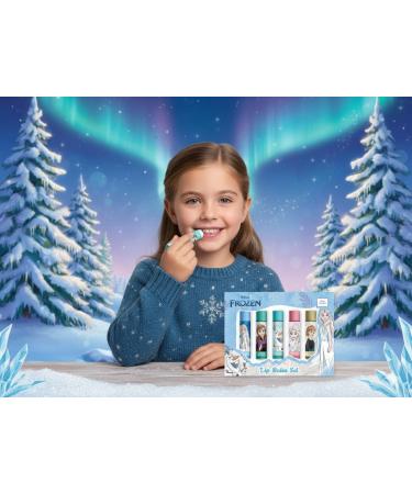Disney Frozen Lip Balm Set for Kids 5-Pack Flavored Lip Balms (Sugar Grape Bubble Gum Strawberry Vanilla) Featuring Elsa Anna & Olaf Moisturizing Lip Care Gift Set for Girls - Buy Online on GoSupps.com