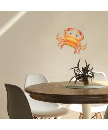 ORFOFE Retro Decor 1Pc orange balloons treadmills home decor ocean ornaments bike Hanging Decor wall hanging Crab pedal Orange 25x15cm - Buy Online on GoSupps.com