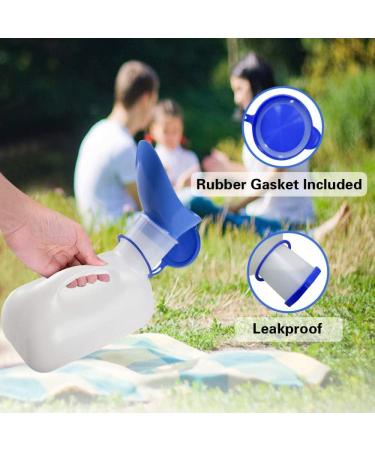 ytrew Unisex Potty Urinals for Car Toliet Urinal Pot for Men and Women Portable Pee Bottle with a Lid and Funnel Leakproof Urinals for Car Travel Camping Outdoor - Buy Online on GoSupps.com