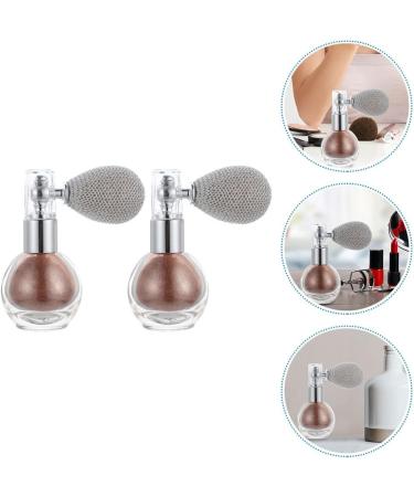 DOITOOL 2pcs Spray Glitter Highlighter Hair Powder Body Glitter Makeup Powder Spray Tool Flash Spray Bottle As Shown 7.5x6cm - Buy Online on GoSupps.com